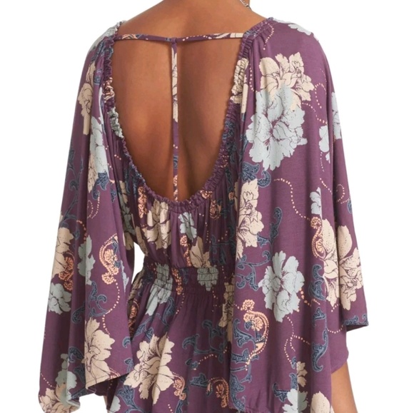 Free people, boho floral top - Picture 3 of 7